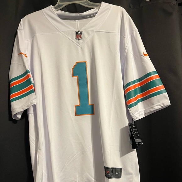 Nike Other - Miami Dolphins Tua Tagovailoa White Nike On Field Jersey Authentic M New